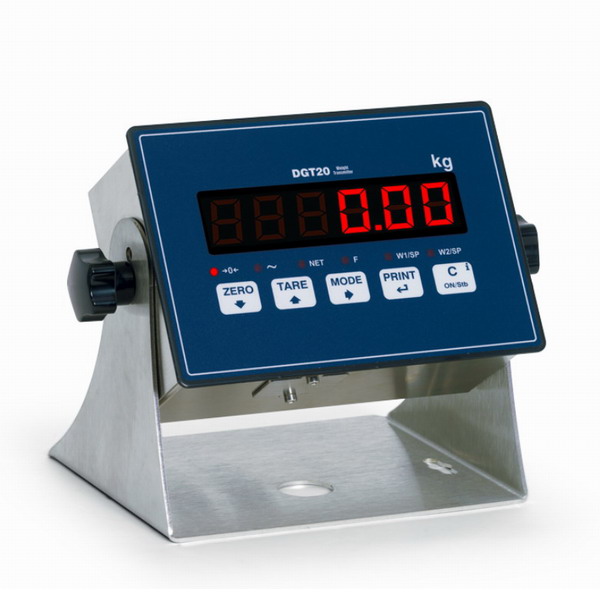 DINI ARGEO - DGT20AN, indikátor s analogovým výstupem, 2x IN, 2x OUT (Indikátor hmotnosti DINI ARGEO pro průmyslové aplikace, umístění na stěnu nebo do panelu)