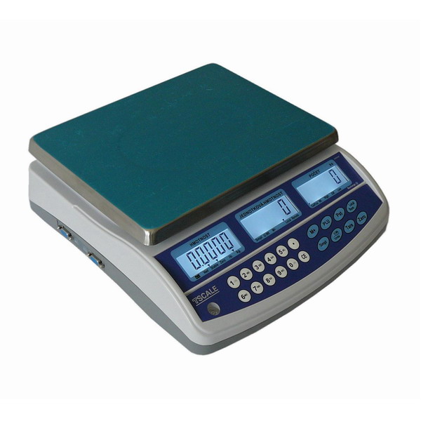 Kompaktní počítací váha s vysokou přesností TSCALE QHD-6 PLUS, 6kg/0,1g, 225x300mm (Stolní počítací váha pro kontrolní vážení s velkou přesností)